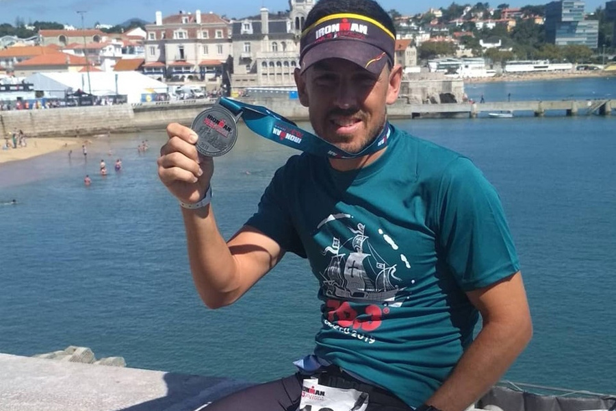 Jaime Martín finaliza el Ironman de Cascais