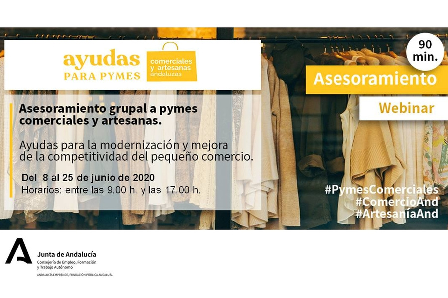 El CADE de La Rinconada realiza un encuentro virtual para asesorar sobre las ayudas a pymes comercia