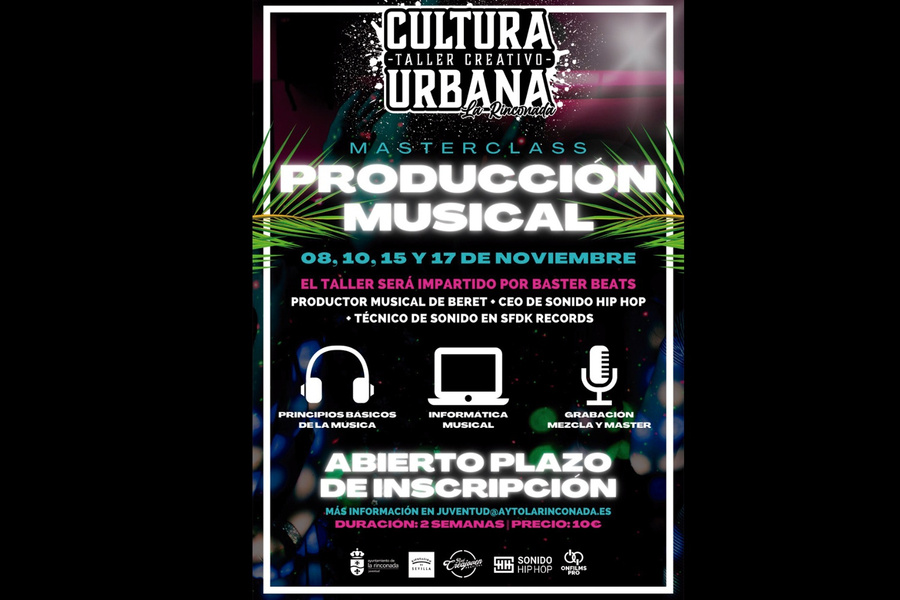 Juventud pone en marcha un nuevo taller de Producción Musical