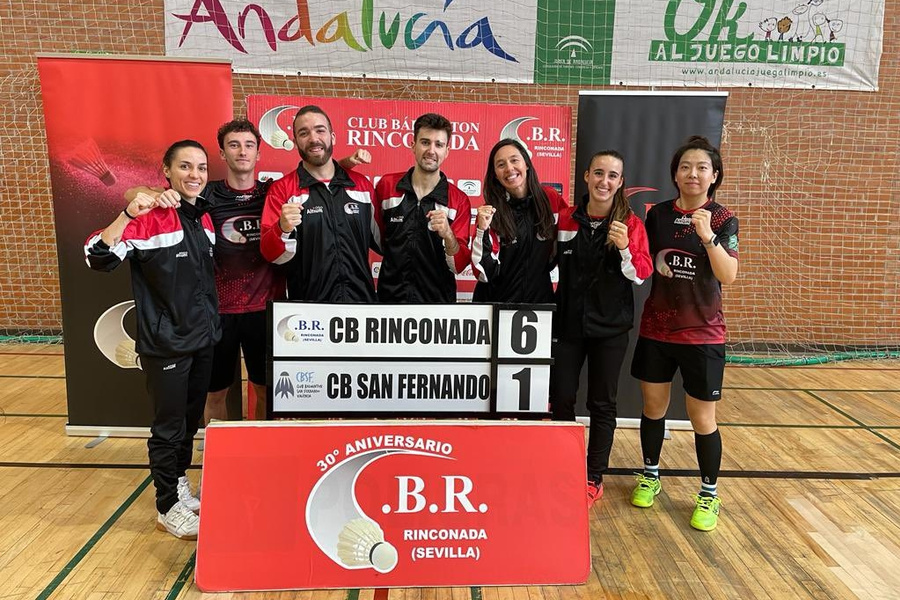 6-1: El Bádminton Rinconada comienza mandando