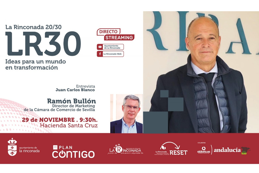 Ramón Bullón, responsable de márketing de la Cámara de Comercio, en La Rinconada 2030