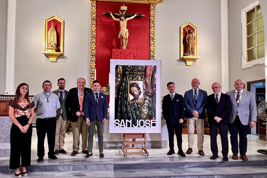 Sergio Romero Linares anuncia con el color de su pintura el Centenario Devocional de San José