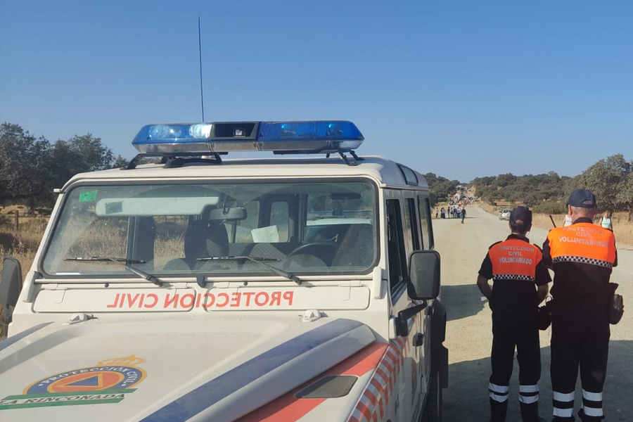 Protección Civil participa en la romería de San Benito en Castilblanco de los Arroyos