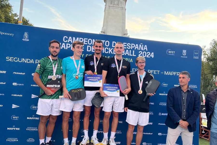 Dos rinconeros, campeones de España de Pickleball