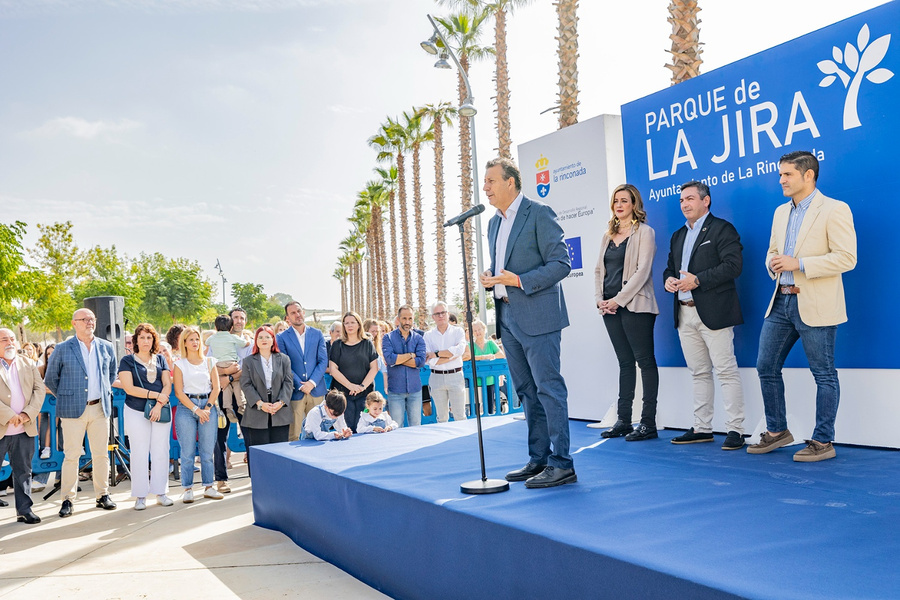 Inaugurado el parque La Jira, más de 40.000 metros cuadrados para un nuevo pulmón verde en el municipio