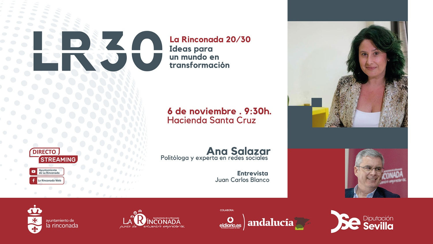 La politóloga Ana Salazar abre el nuevo curso de La Rinconada 20/30