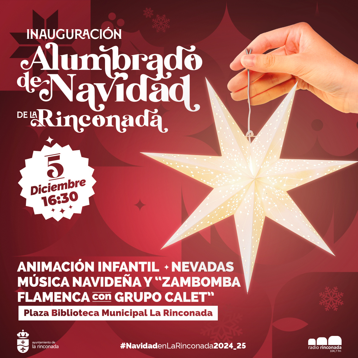 La Rinconada se llena de luz para dar la bienvenida a la Navidad